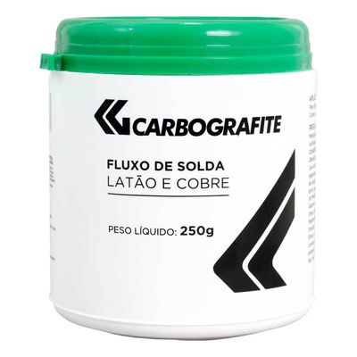 FLUXO DE SOLDA CARBOGRAFITE PARA LATÃO/COBRE 250G