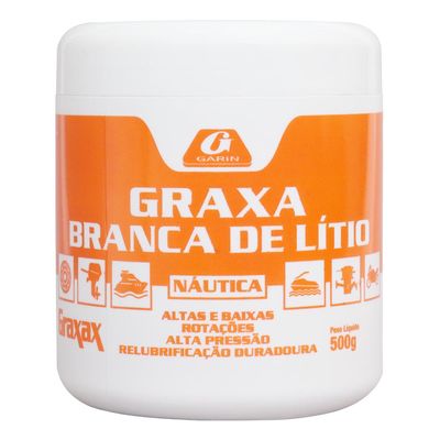 GRAXA BRANCA DE LITIO GARIN NÁUTICA 500G